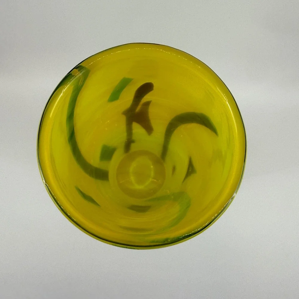 HTF Blenko 2704 Opaque Cylinder Vase Double Signed Richard Blenko 2005 - Picture 6 of 11